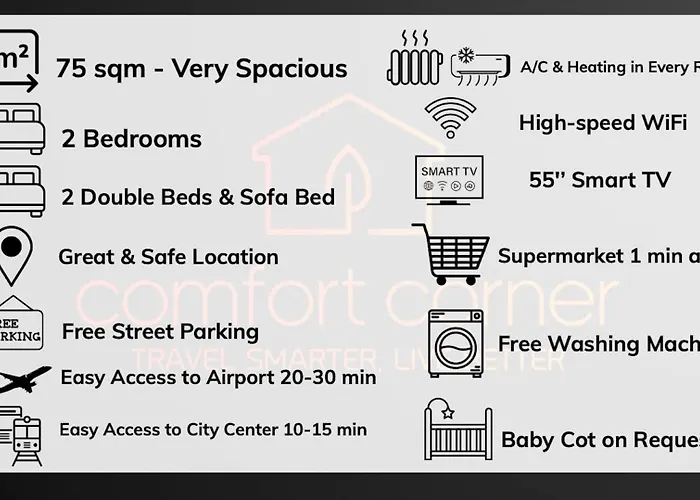 Comfort Corner Spacious & Quiet 2br In Apartament